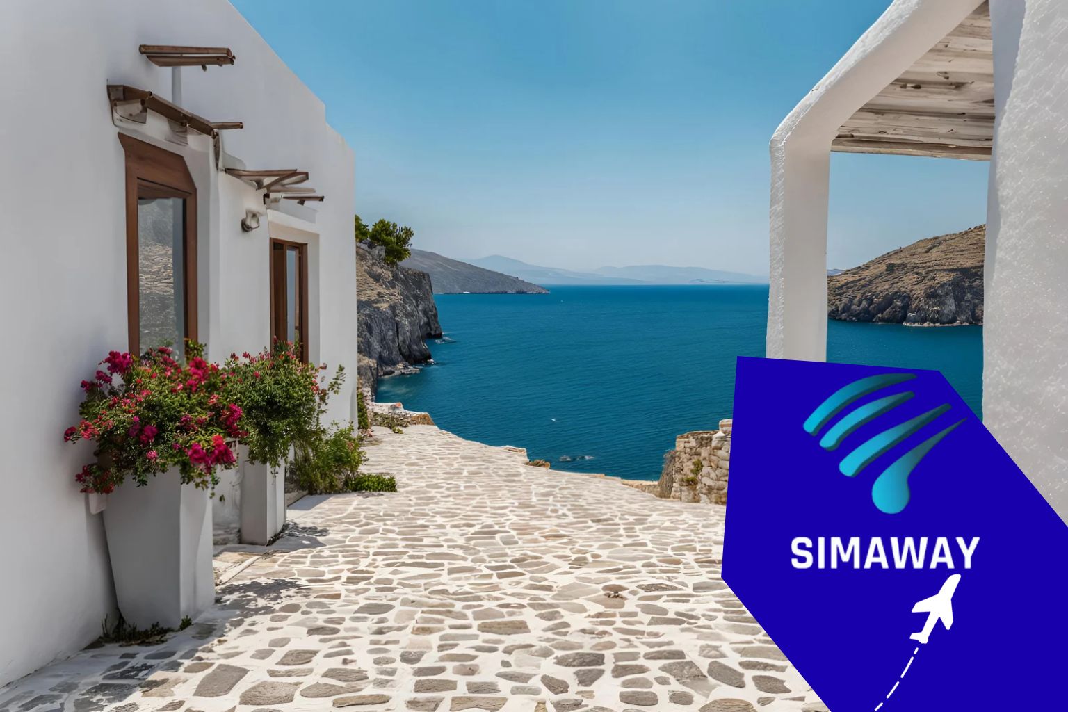 Sea view in Greece